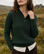 Kensington Women's Cable Knit Cashmere Sweater