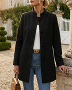Charlotte Women's Wool A-Line Coat