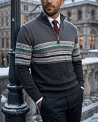 Camden Men's Winter Half Zip Sweater