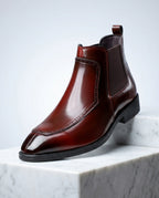 Montvale Men's Genuine Leather Chelsea Boots