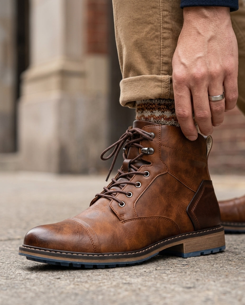 Marshall Men's Reinforced Leather Boots