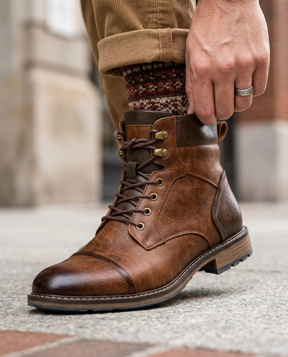 Marshall Men's Reinforced Leather Boots