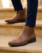Vale Men's Genuine Leather Chelsea Boots