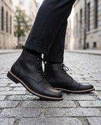 Harwick Men's Cap Toe Ankle Boots