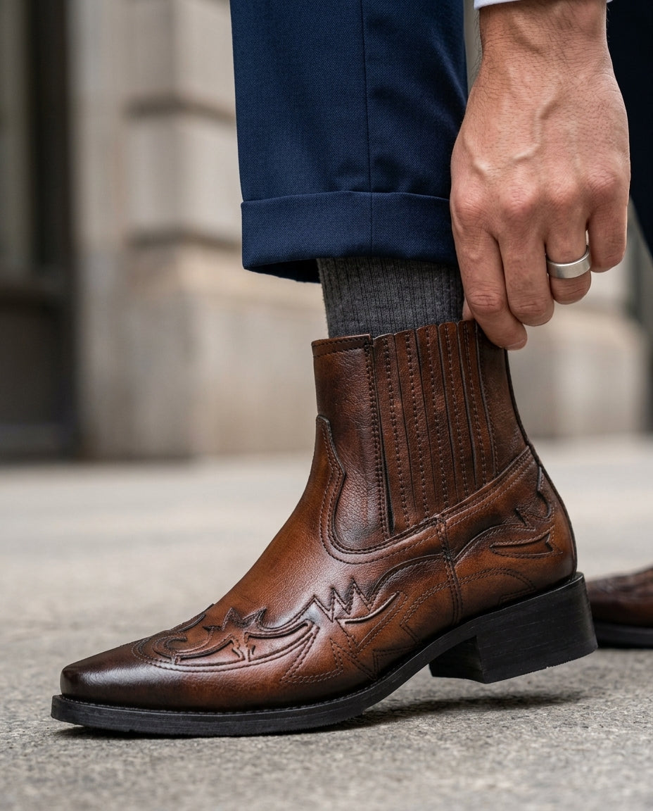 Callahan Men's Vintage Lace Up Boots