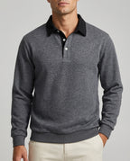 Beckham Men's Cotton Polo Sweatshirt