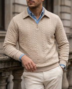Corbin Men's Half Zip Knit Sweater