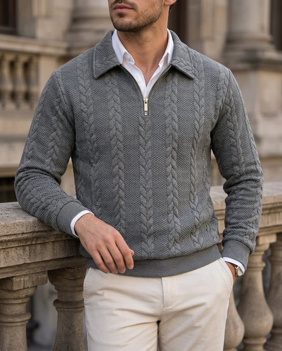 Corbin Men's Half Zip Knit Sweater