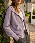 Cassia Women's Cropped Waffle Hoodie