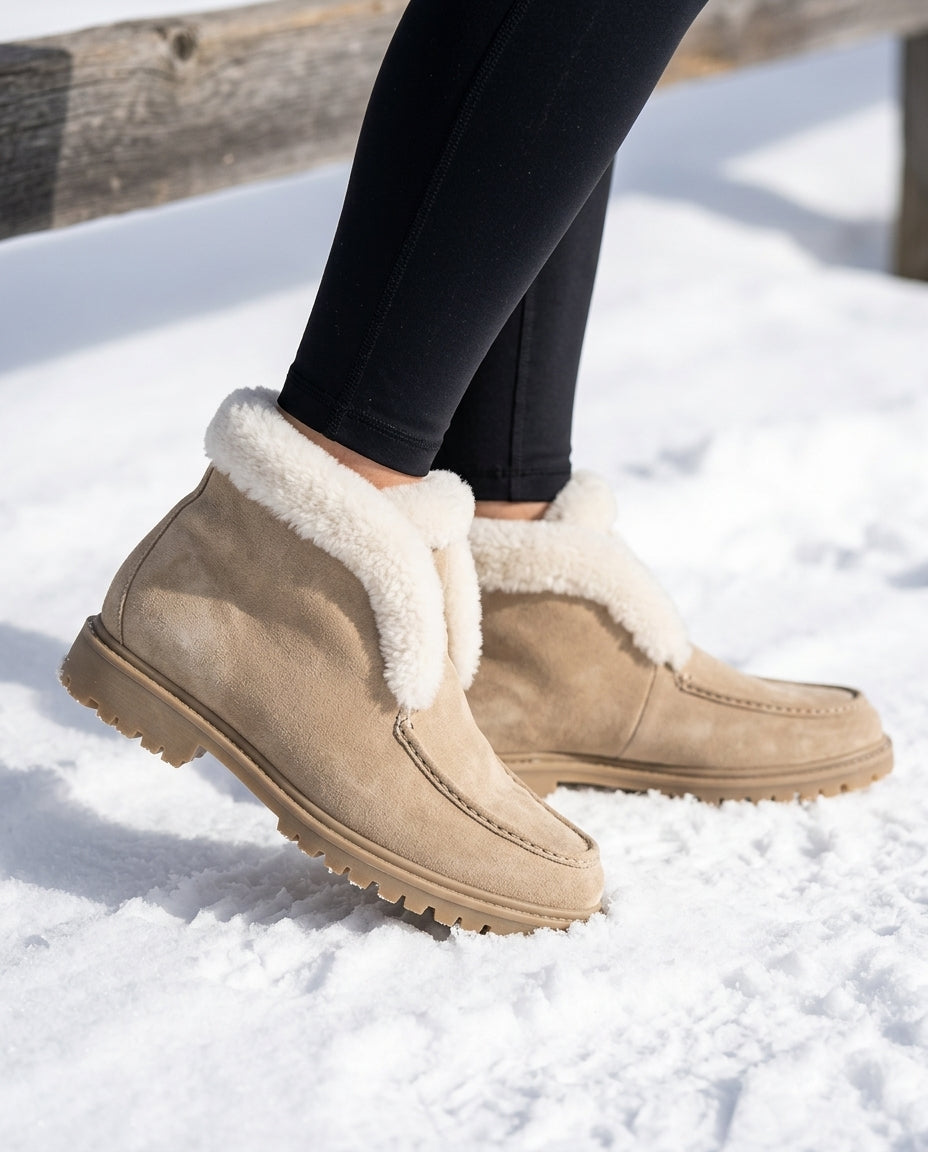 Marchetti Women's Shearling Loafer Boots