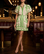 Marceline Women's Floral Puff Sleeve Two Piece Set