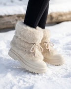 Nordvale Women's Faux Fur Platform Boots