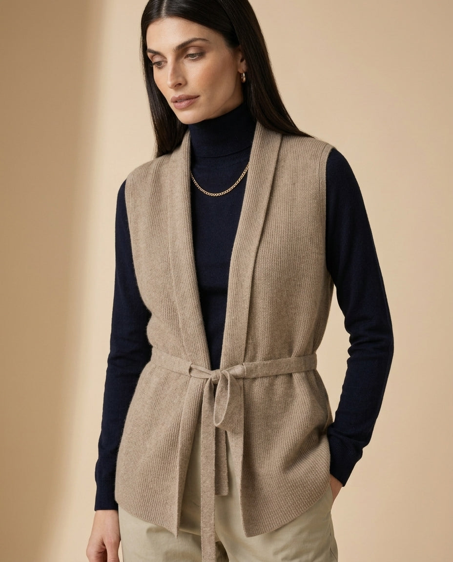 Solveig Women's Merino Cashmere Vest