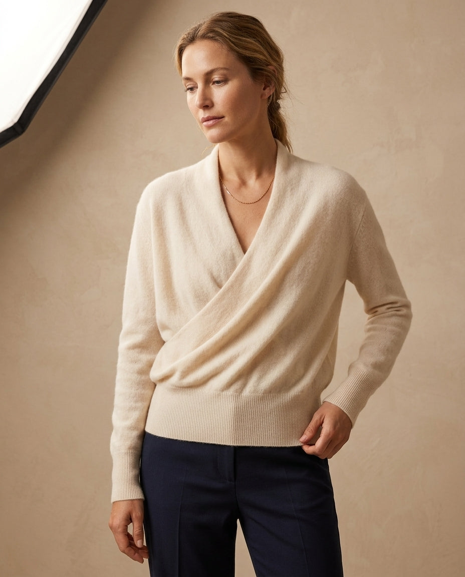 Bellweather Women's V-Neck Wrap Sweater