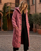 Jeanne Women's Oversized Cable Knit Coat