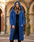 Jeanne Women's Oversized Cable Knit Coat