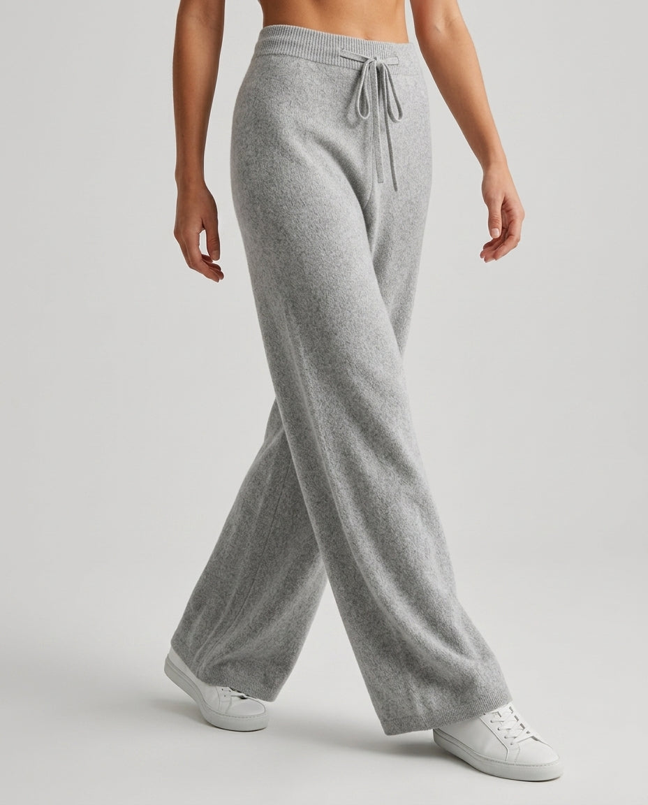 Georgia Women's Cashmere Wide Leg Pants