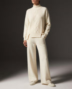 Vesper Women's Cashmere Wide Leg Set