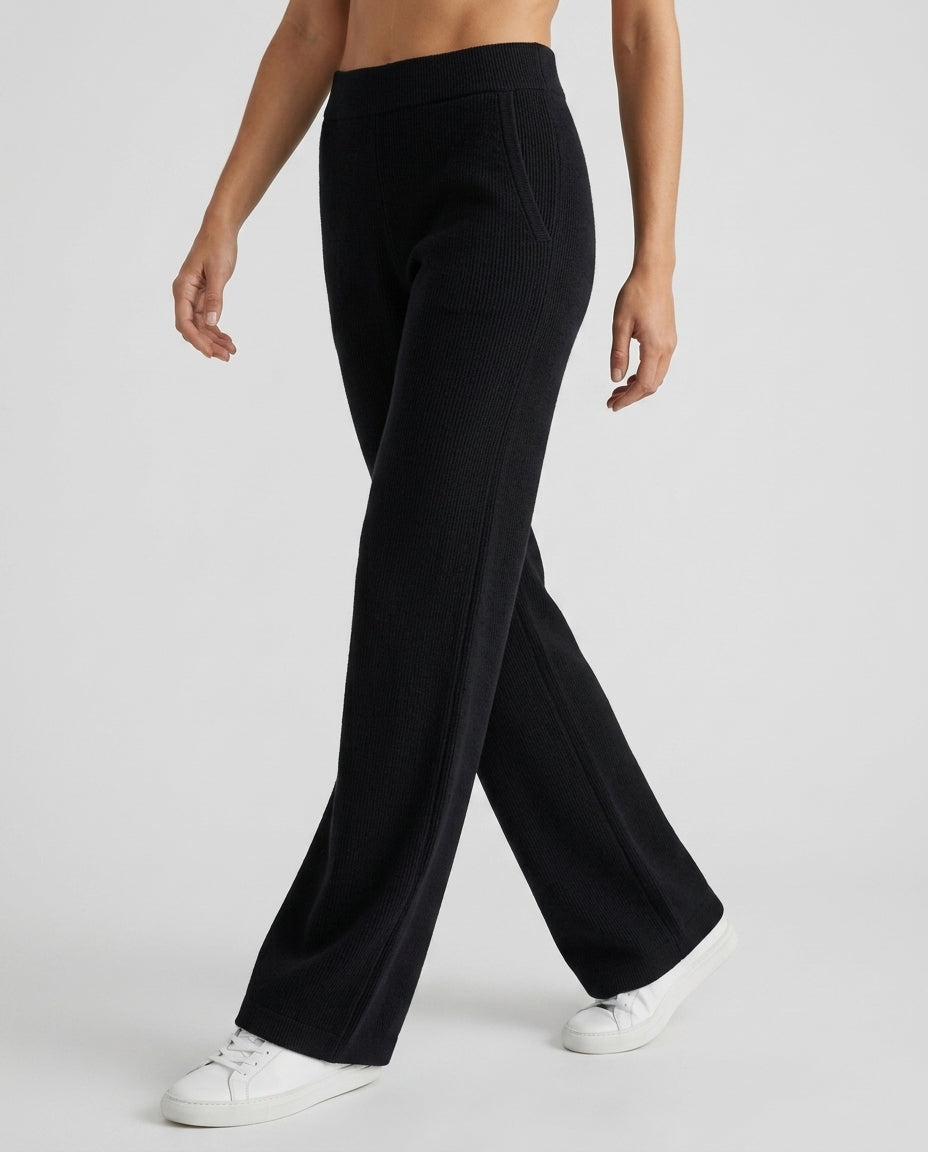 Solstice Women's Merino Wool Wide Leg Sweats