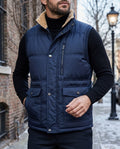 Cooper Men's Sherpa Lined Puffer Vest