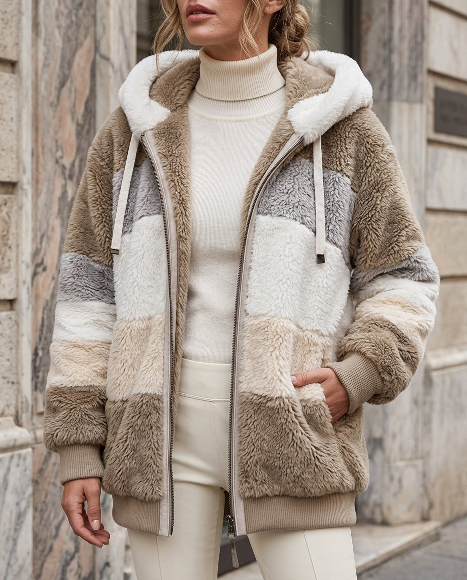 Corinne Women's Hooded Zip Up Jacket