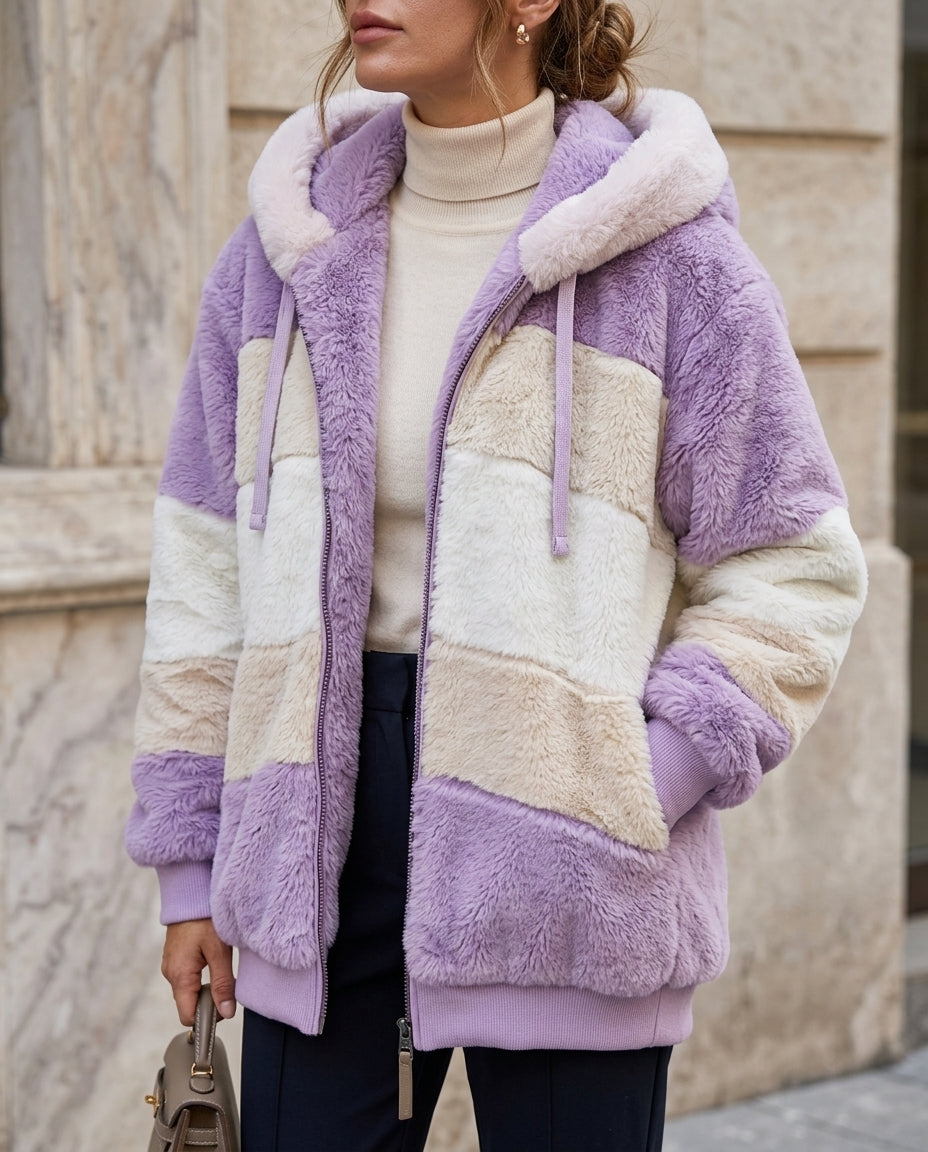 Corinne Women's Hooded Zip Up Jacket