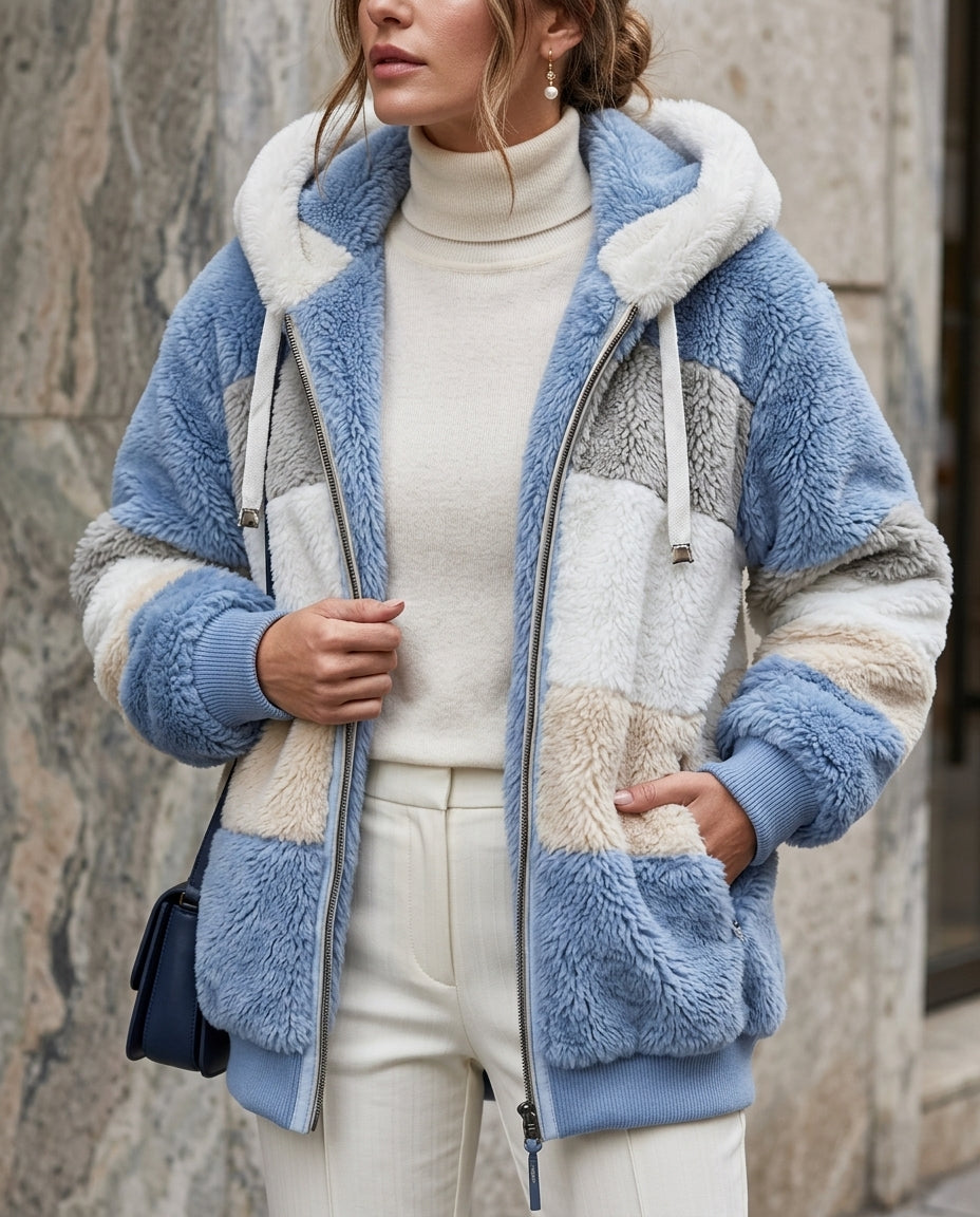 Corinne Women's Hooded Zip Up Jacket