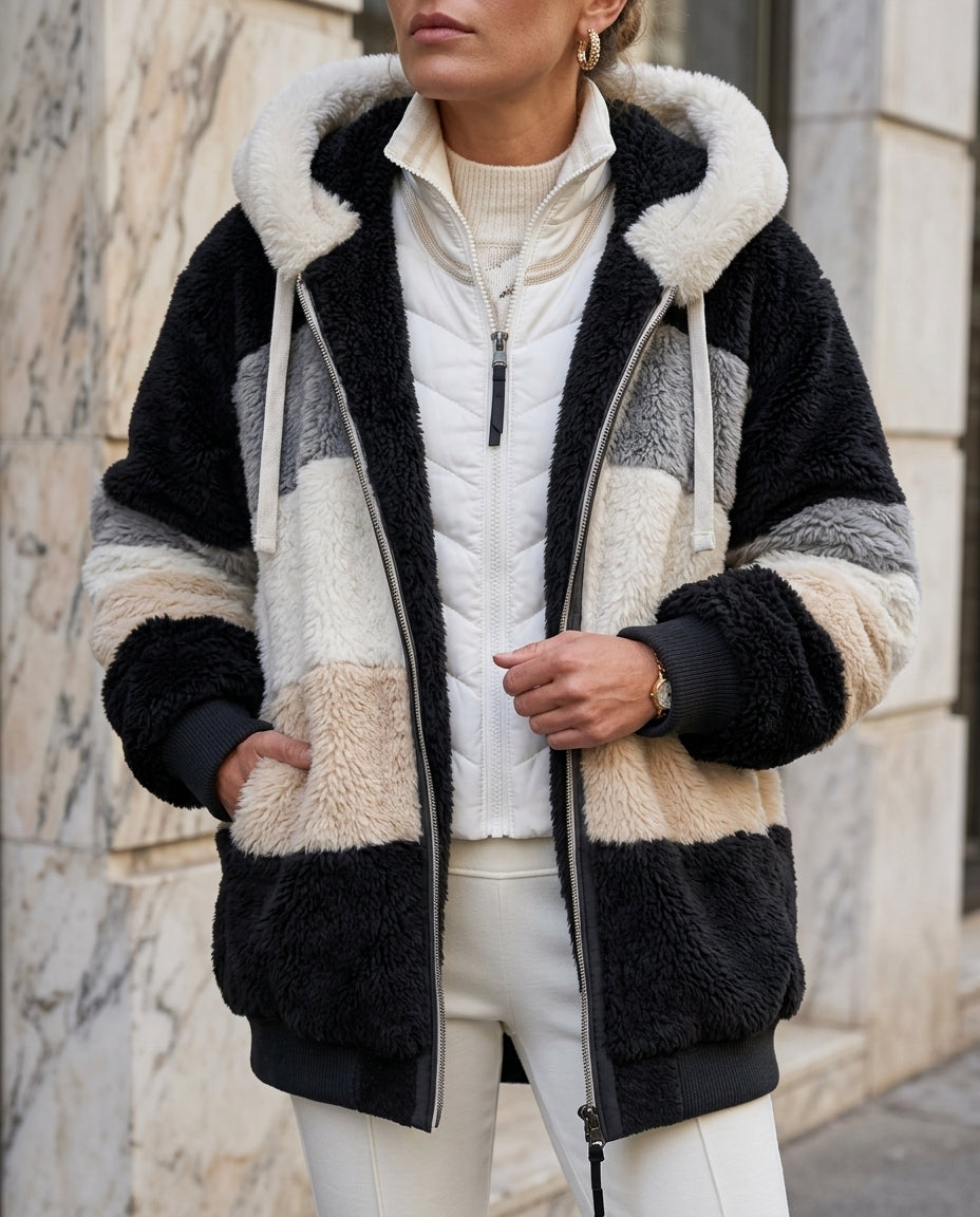 Corinne Women's Hooded Zip Up Jacket