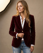 Sylvie Women's Tailored Single Button Blazer