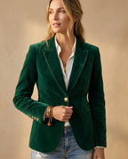 Sylvie Women's Tailored Single Button Blazer