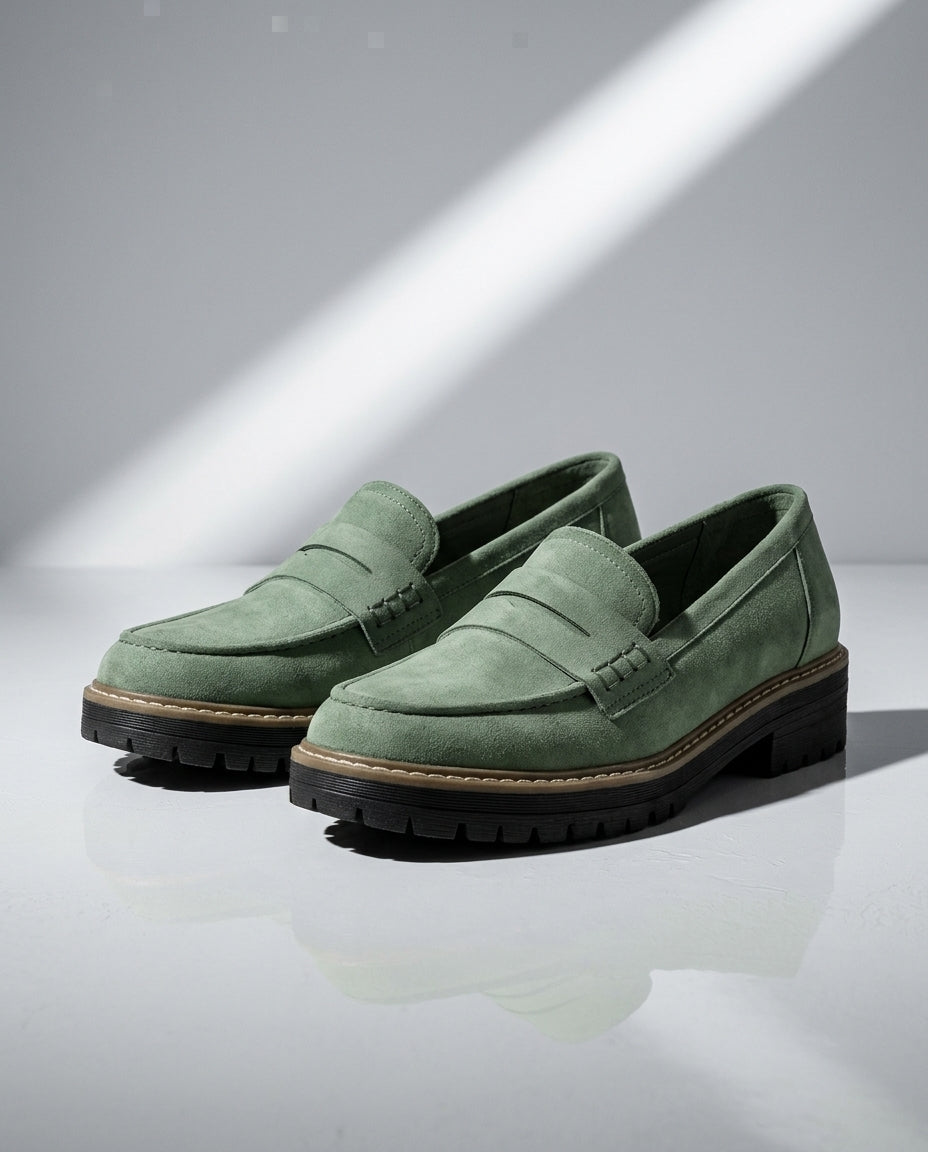 Sloane Women's Chunky Lug Sole Loafers