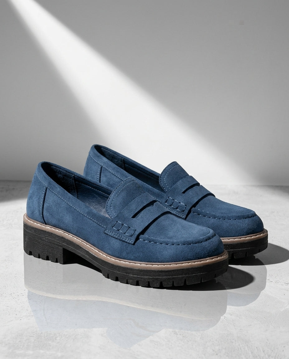 Sloane Women's Chunky Lug Sole Loafers