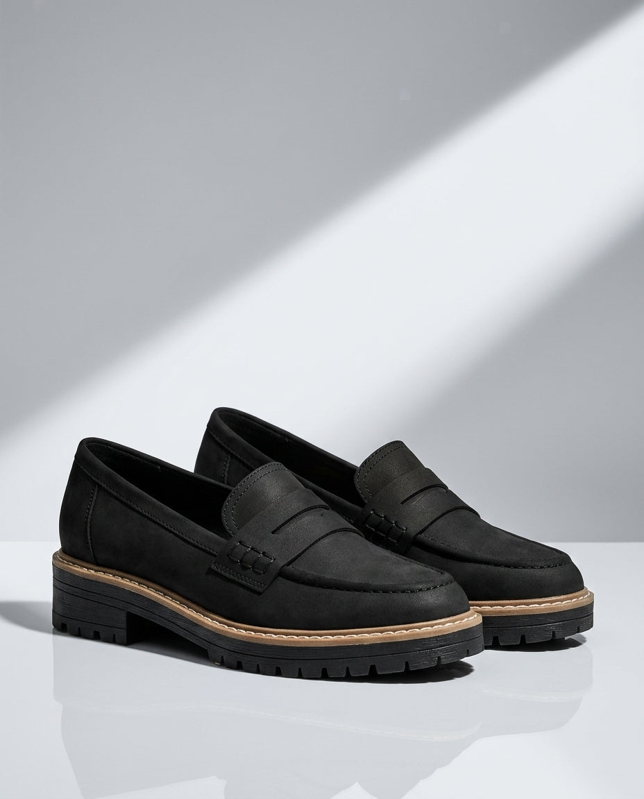 Sloane Women's Chunky Lug Sole Loafers