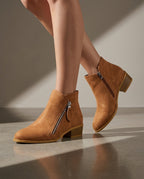 Delilah Women's Low Heel Ankle Boots