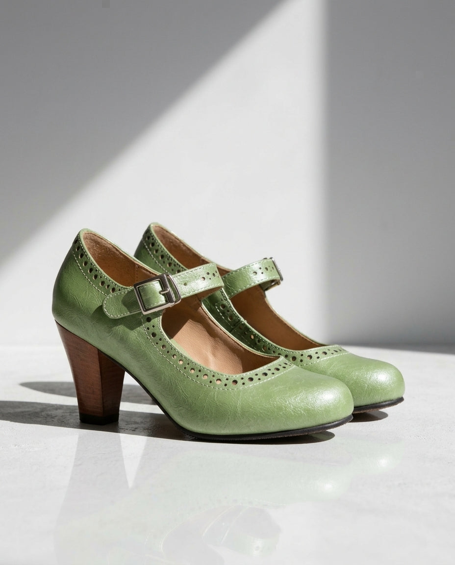 Emmeline Women's Mary Jane Block Heel Pumps