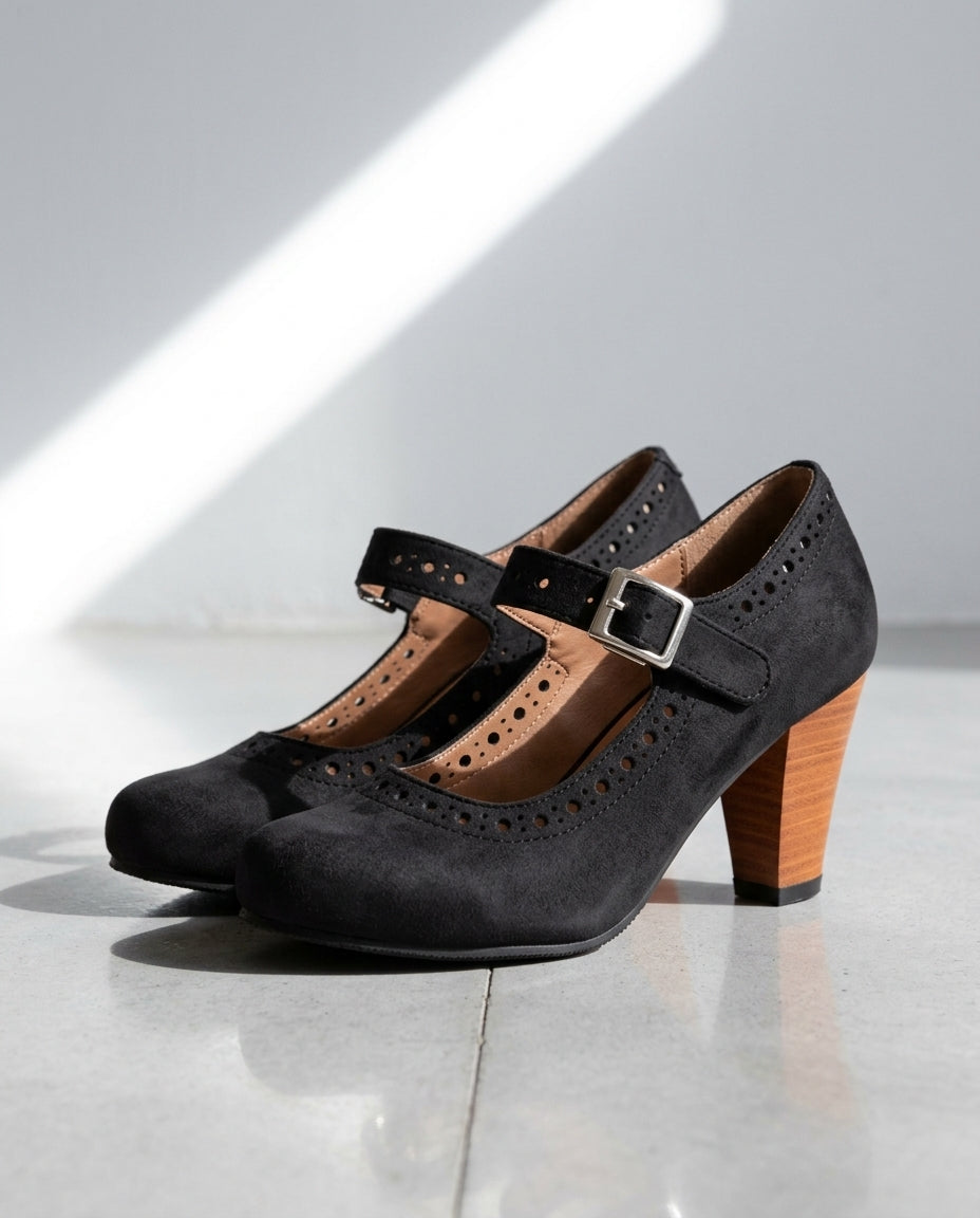 Emmeline Women's Mary Jane Block Heel Pumps