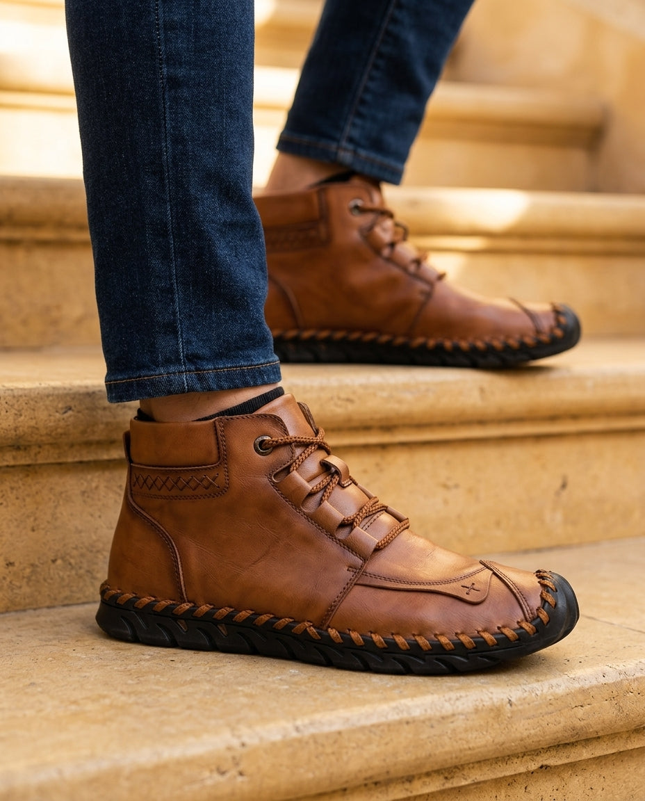 Sutton Men's Handcrafted Leather Boots