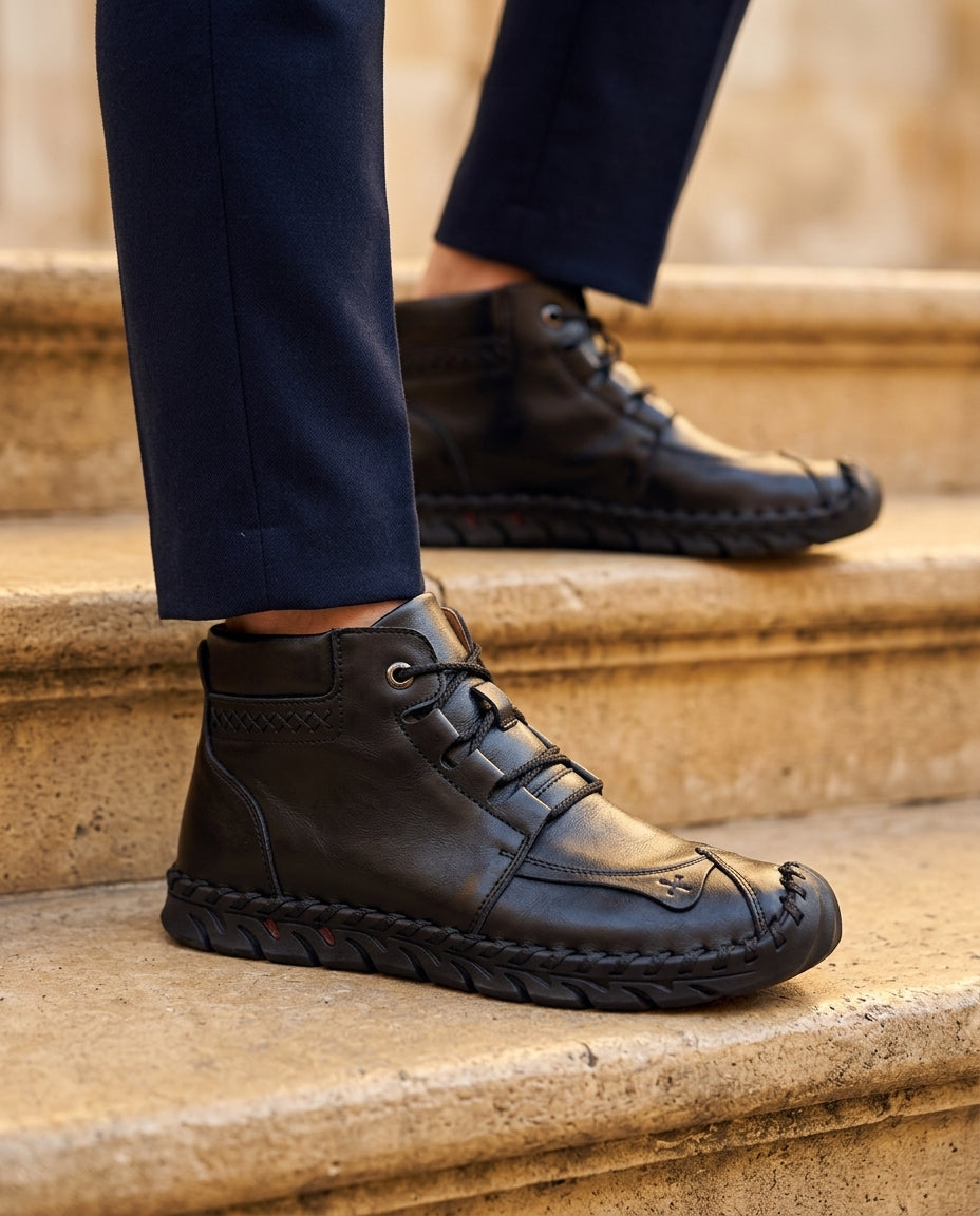 Sutton Men's Handcrafted Leather Boots