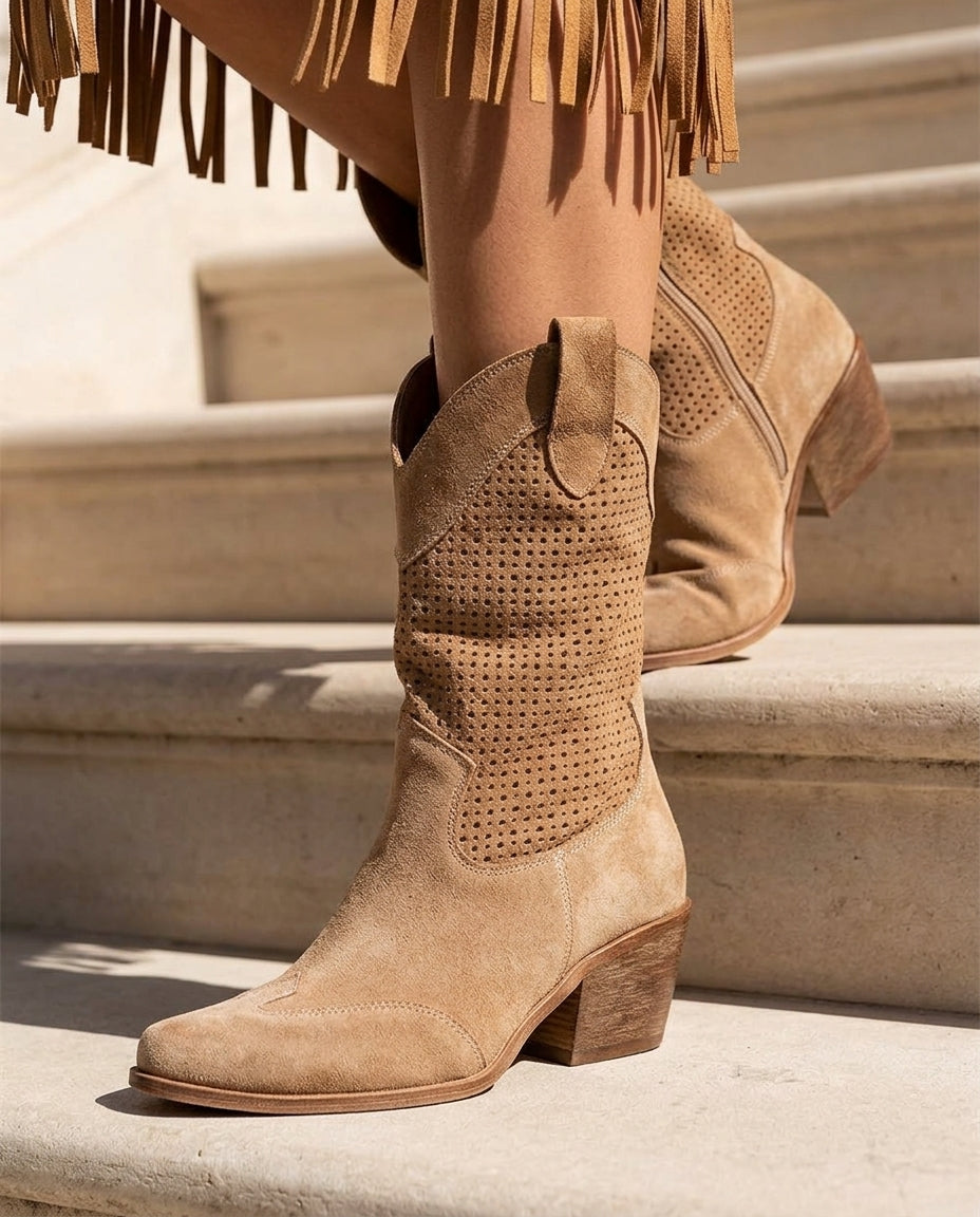 Waverly Women's Perforated Western Boots