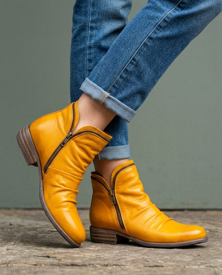 Prescott Women's Slouch Zip Ankle Boots