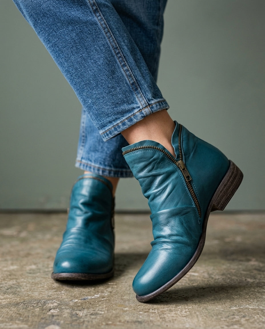 Prescott Women's Slouch Zip Ankle Boots