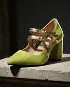 Waverly Women's Pointed Toe Mary Jane Heels