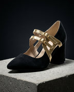 Waverly Women's Pointed Toe Mary Jane Heels