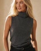 Marenton Women's Turtleneck Sweater Vest
