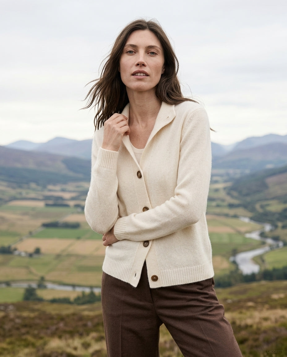 Palmer Women's Wool Cashmere Cardigan