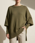 Serena Women's Oversized Asymmetrical Warm Sweater
