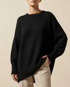 Serena Women's Oversized Asymmetrical Warm Sweater