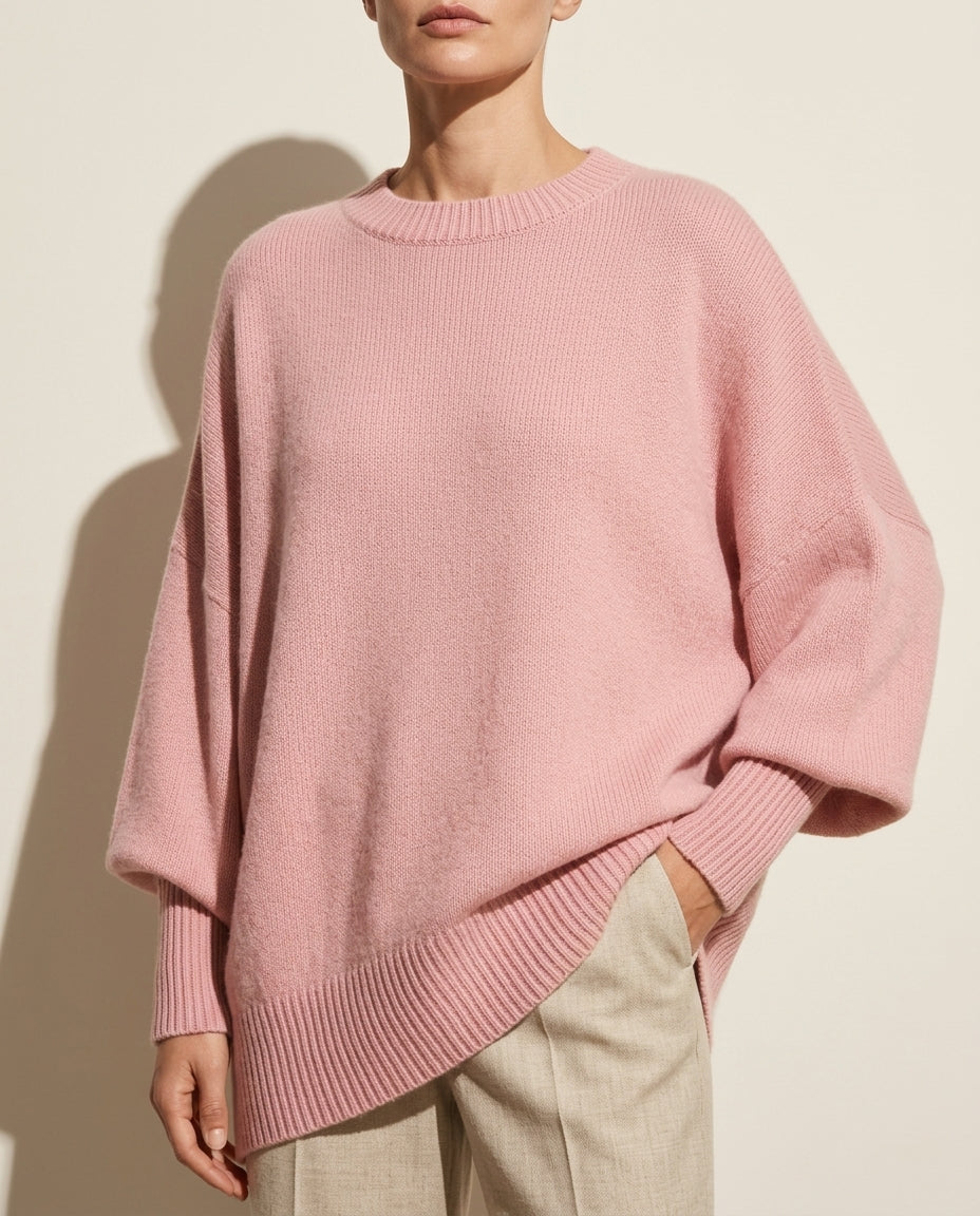 Serena Women's Oversized Asymmetrical Warm Sweater