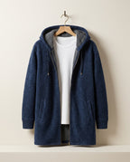 Aiden Men's Fleece-Lined Hooded Warm Jacket