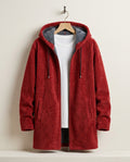 Aiden Men's Fleece-Lined Hooded Warm Jacket